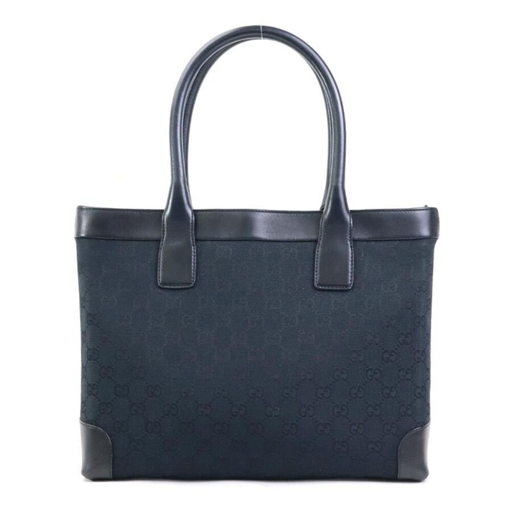 Gucci Handbag GG Canvas Leather Black